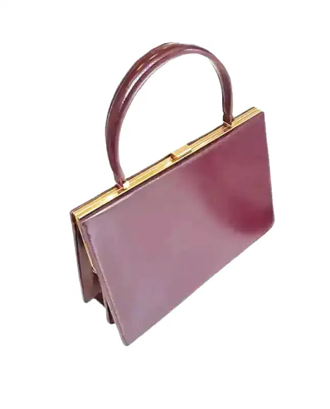 ANGIE - Bolso de Piel Lisa Vintage