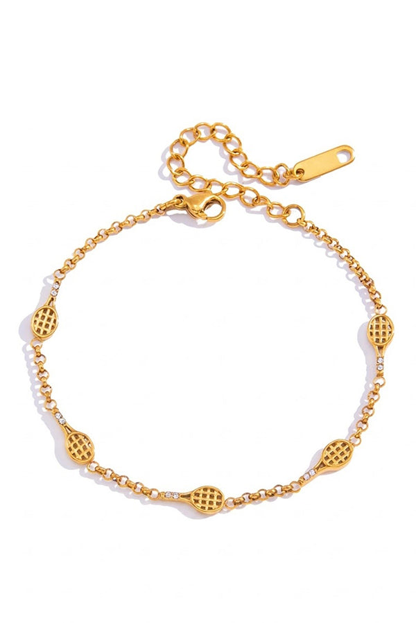 Pulsera Elegante de Acero Inoxidable y Circonita