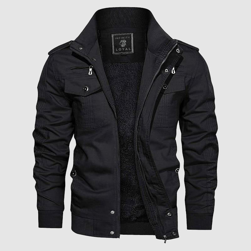 Chaqueta de aviador Aiden para hombre – Calidez y estilo urbano