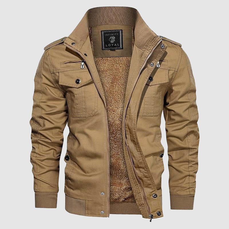 Chaqueta de aviador Aiden para hombre – Calidez y estilo urbano