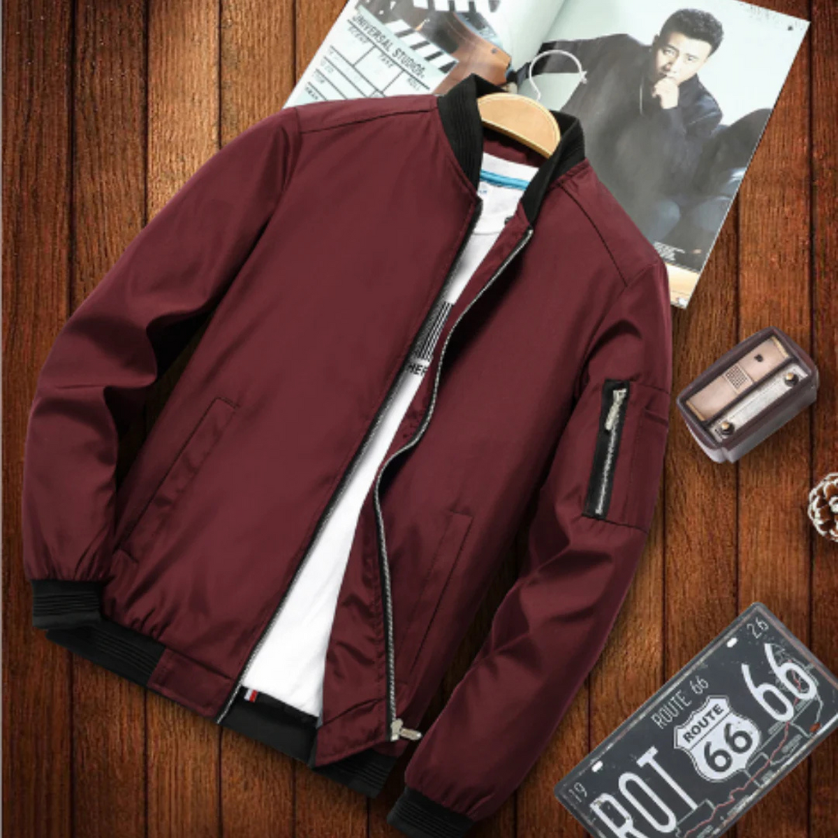 Sacha Blouson Hombre - Multi-Bolsillos Cortavientos | Urbano