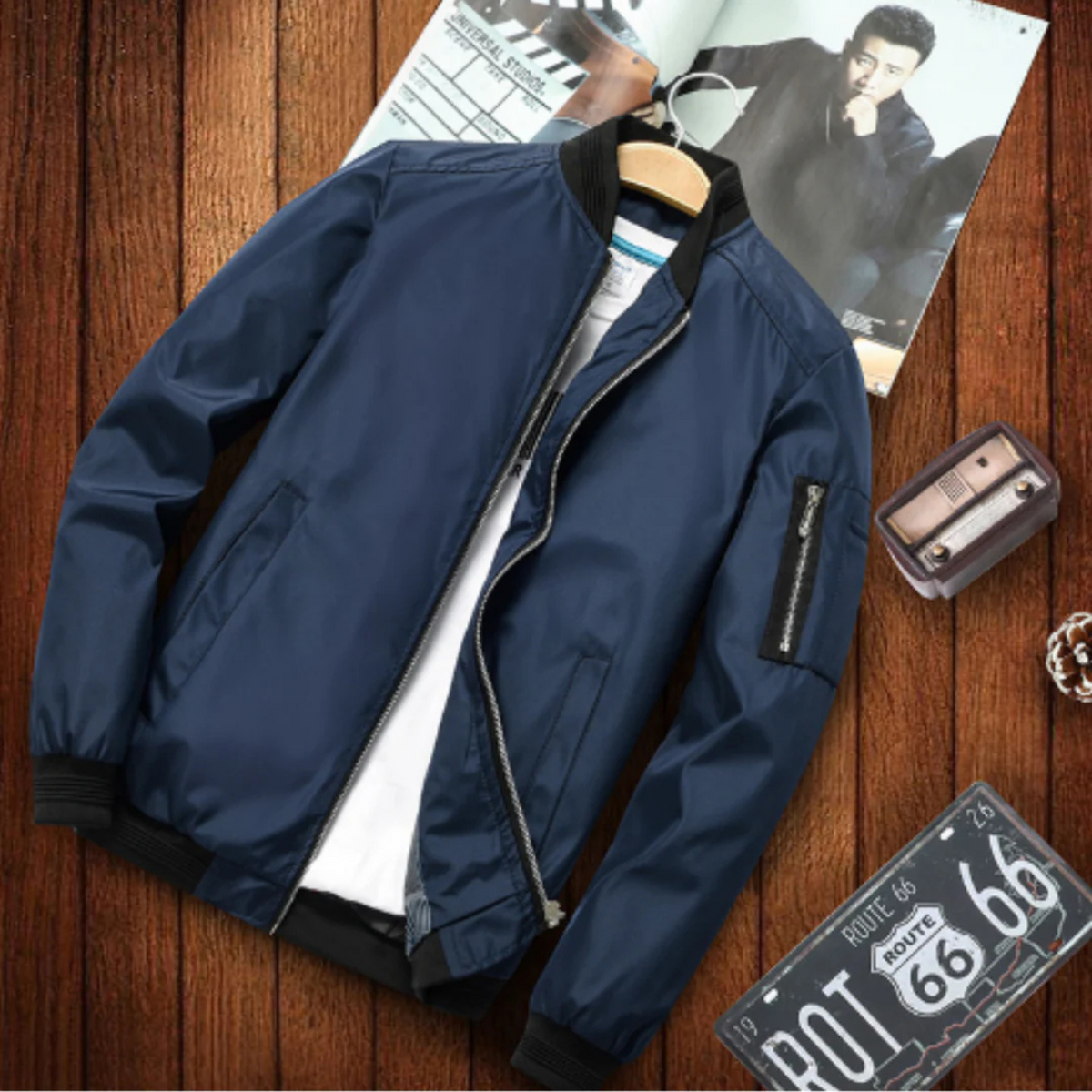 Sacha Blouson Hombre - Multi-Bolsillos Cortavientos | Urbano
