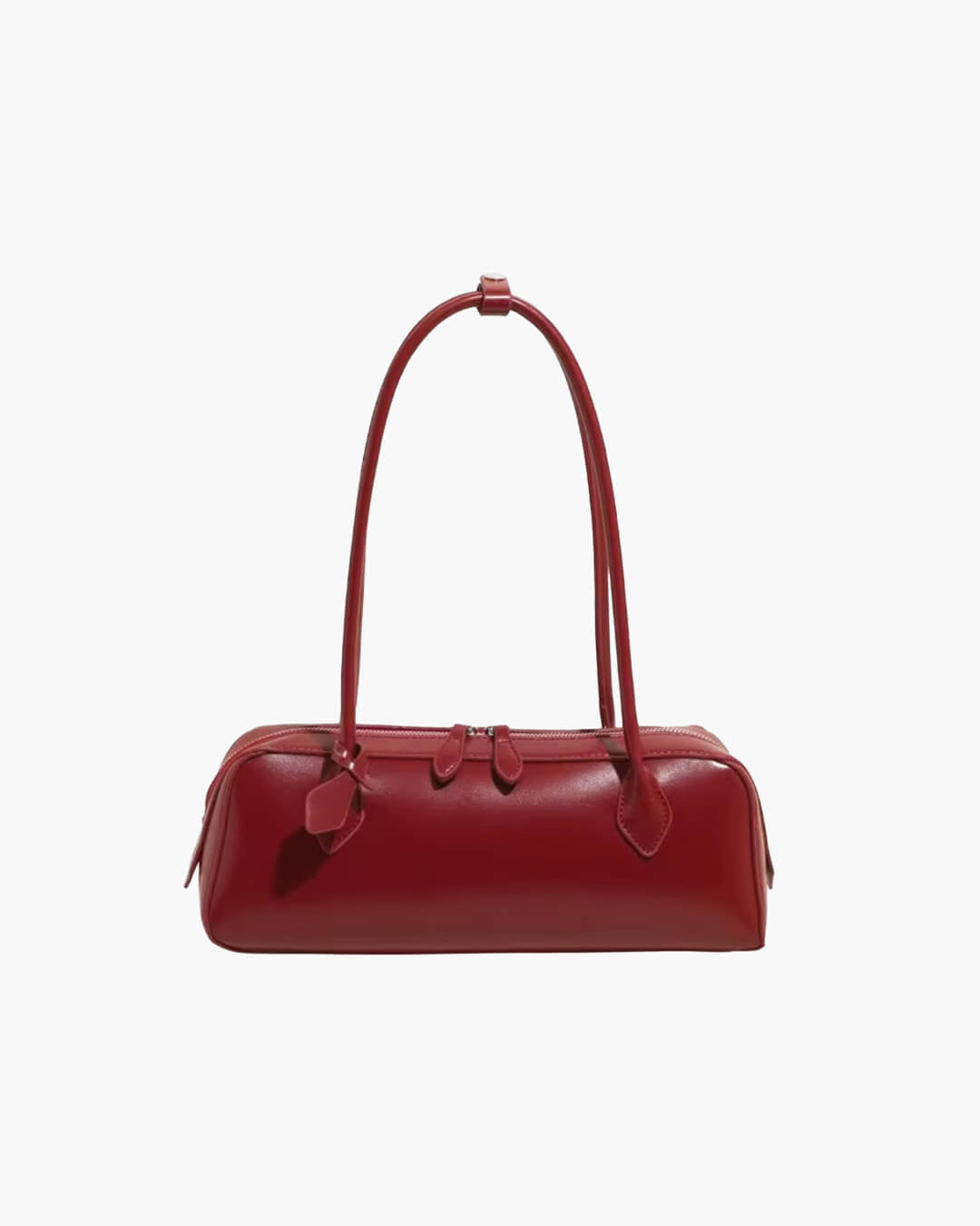 Bolso baguette Ella de cuero vegano vintage