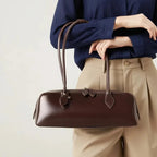 Bolso baguette Ella de cuero vegano vintage