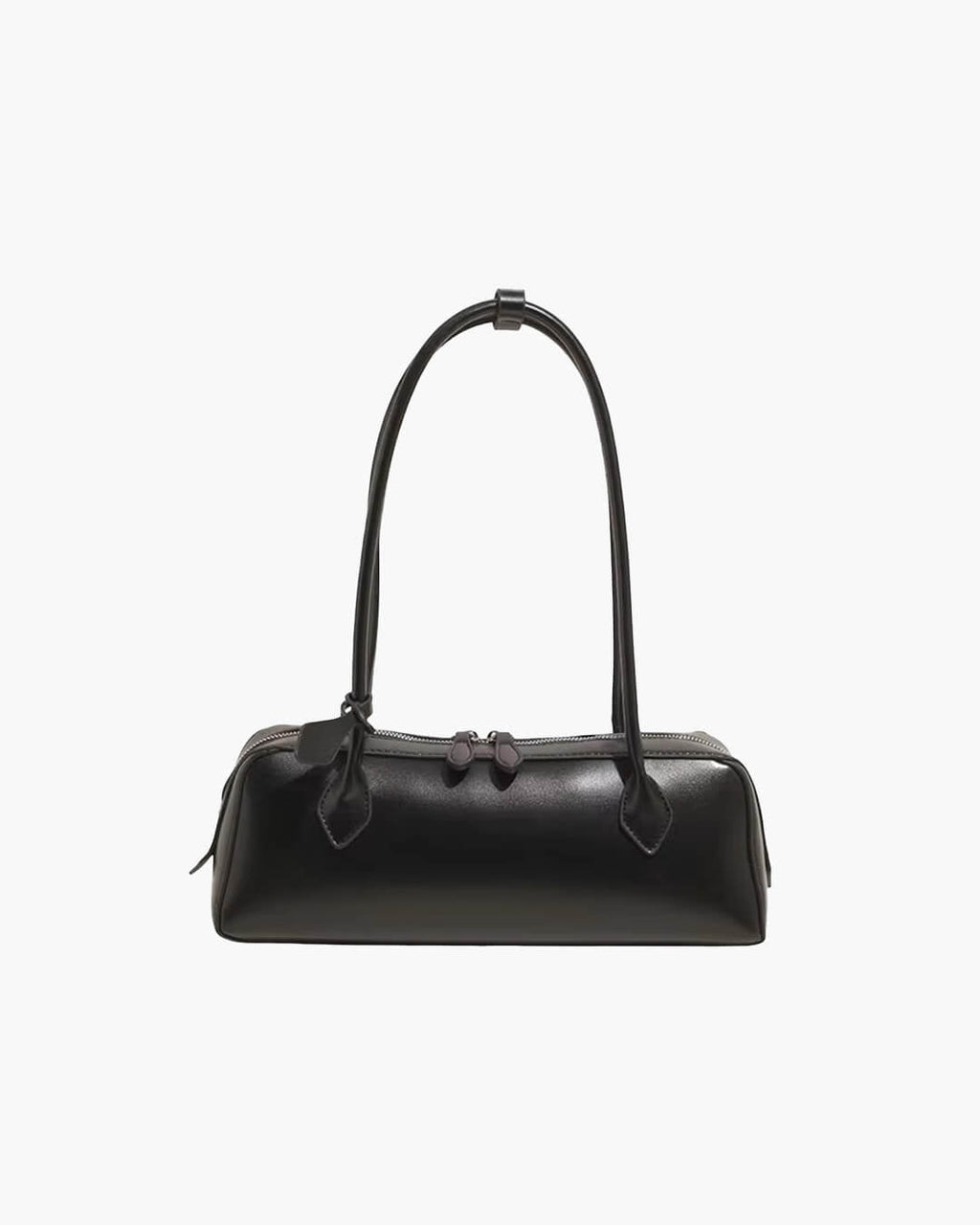 Bolso baguette Ella de cuero vegano vintage