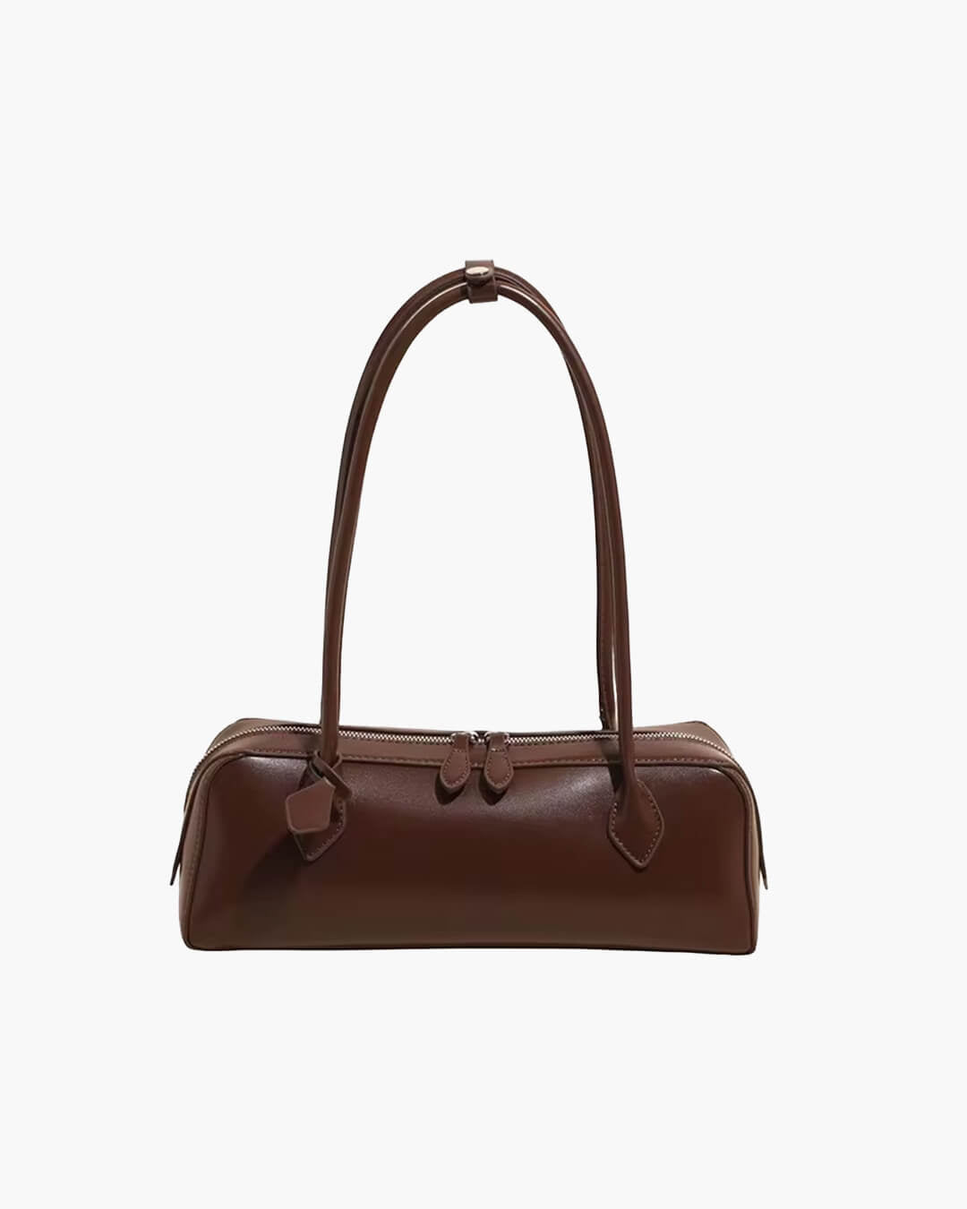 Bolso baguette Ella de cuero vegano vintage