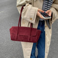 Bolso de hombro Nicole vintage de ante sintético