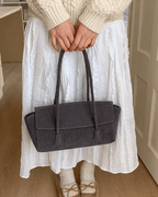Bolso de hombro Nicole vintage de ante sintético