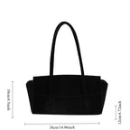 Bolso de hombro Nicole vintage de ante sintético