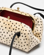 Bolso de Hombro Nina de Pelo Sintético Estampado