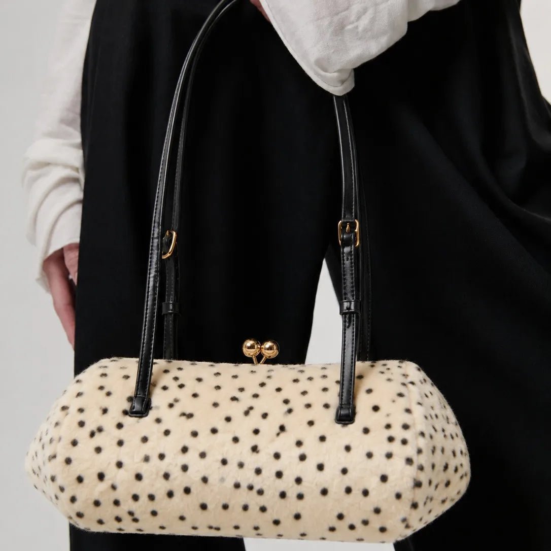 Bolso de Hombro Nina de Pelo Sintético Estampado