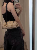 Bolso de Hombro Nina de Pelo Sintético Estampado