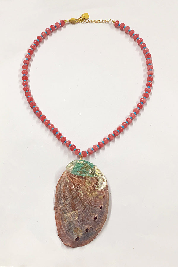 Collar de Concha Natural Estilo Océano