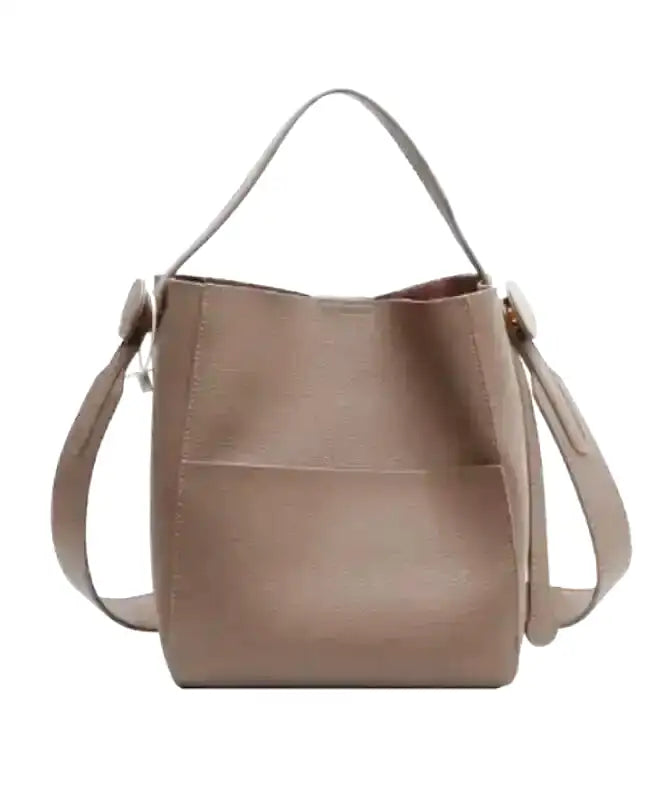 CAMILLE - Bolso Bandolera Grande de Piel Flexible Grabada