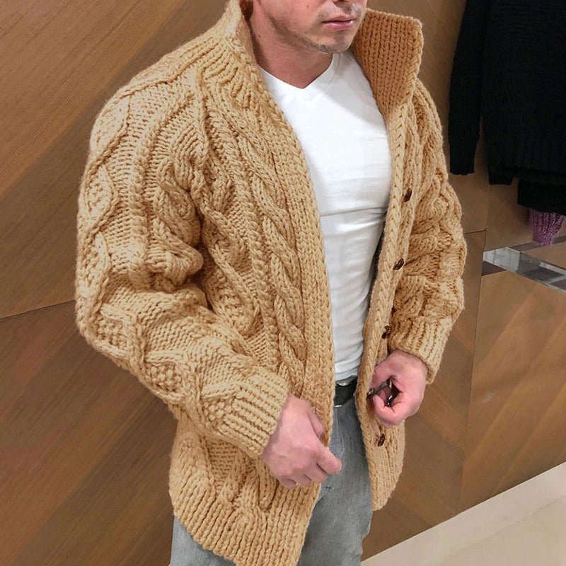 Cárdigan de punto para hombre: elegancia clásica y comodidad