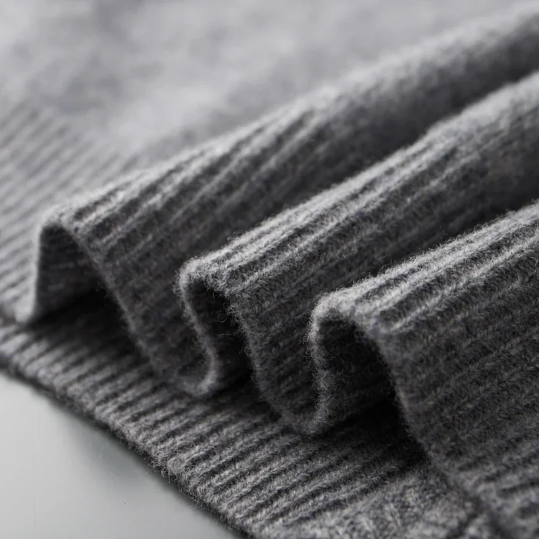 Cárdigan clásico con cremallera para hombres - Elegancia cotidiana
