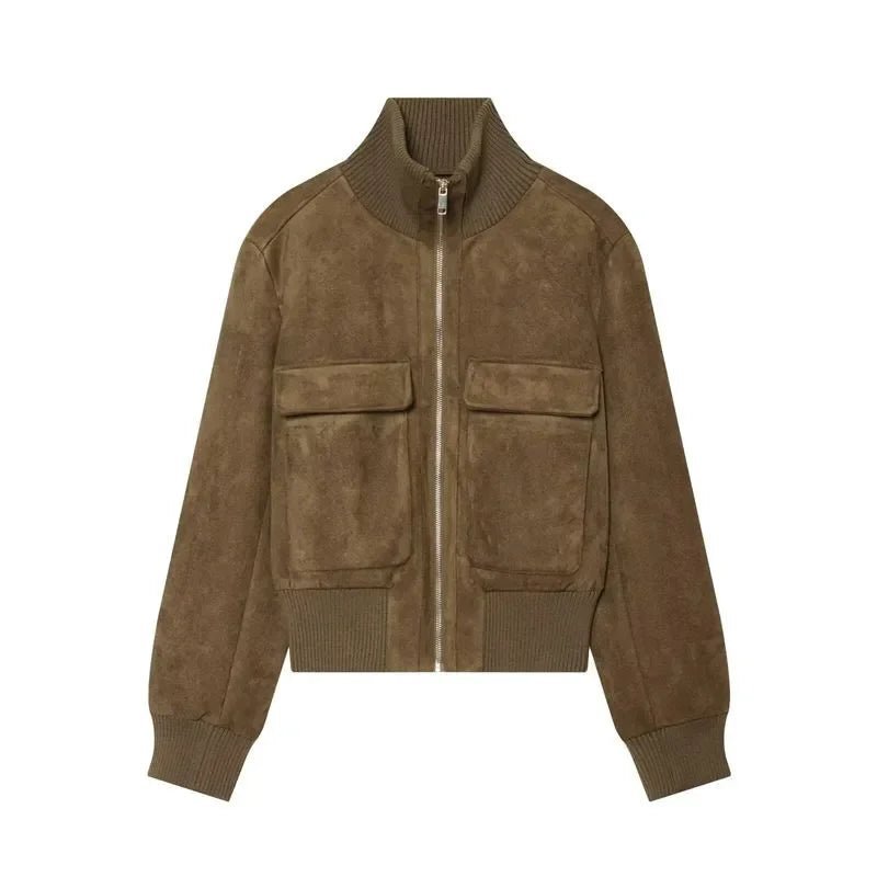 Chaqueta bomber Natalie de ante sintético