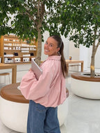 Chaqueta corta Sandra con mangas globo