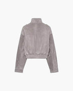 Chaqueta Evelyn de Antelina Sintética Corta