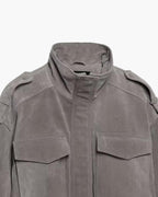 Chaqueta Evelyn de Antelina Sintética Corta