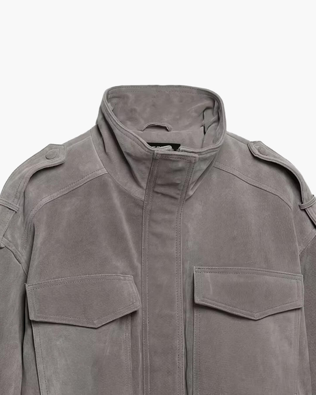 Chaqueta Evelyn de Antelina Sintética Corta
