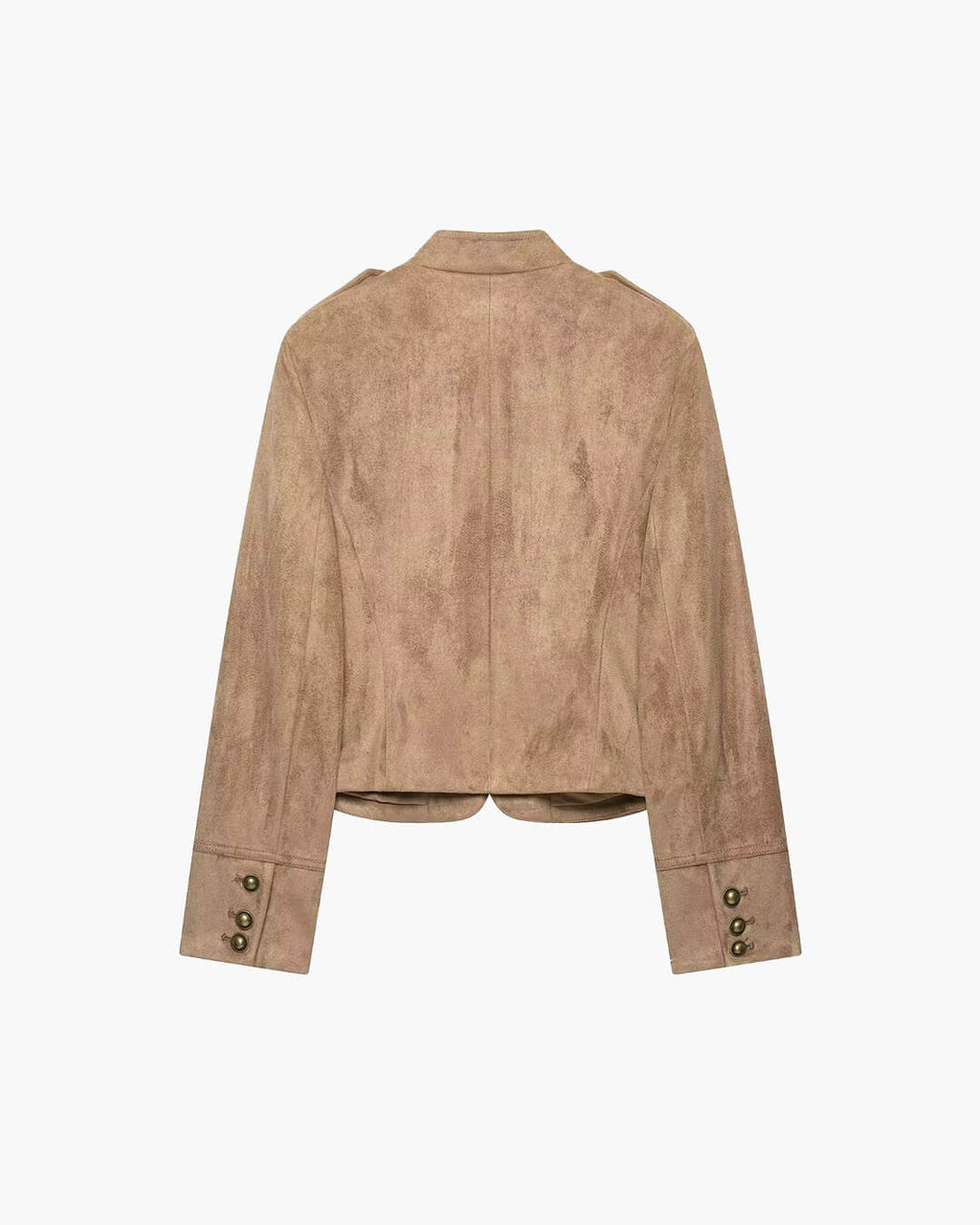 Chaqueta Napoleon entallada Kate en ante sintético