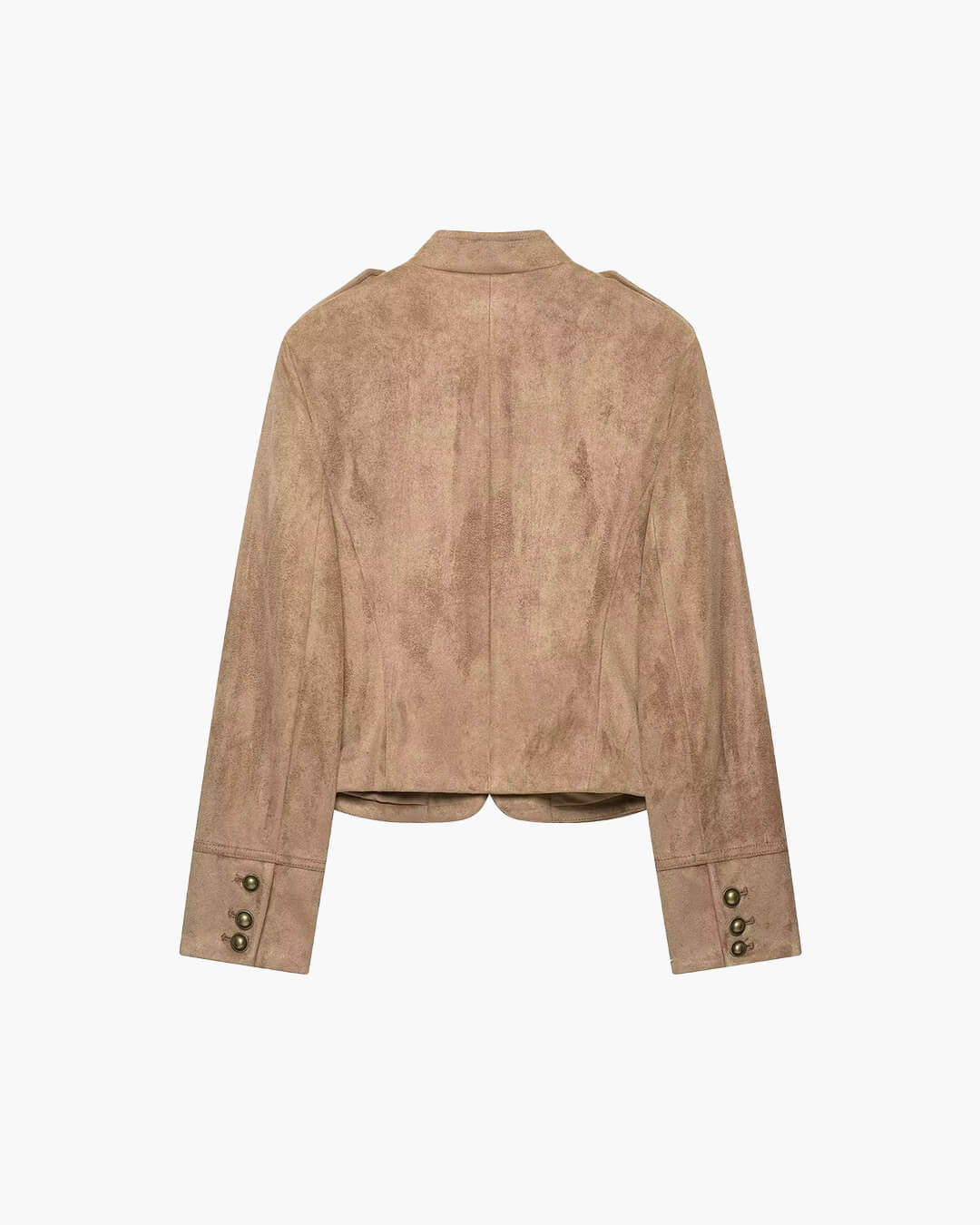 Chaqueta Napoleon entallada Kate en ante sintético