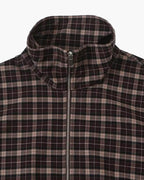 Chaqueta Rose con cremallera alta y cuadros
