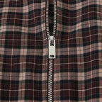 Chaqueta Rose con cremallera alta y cuadros