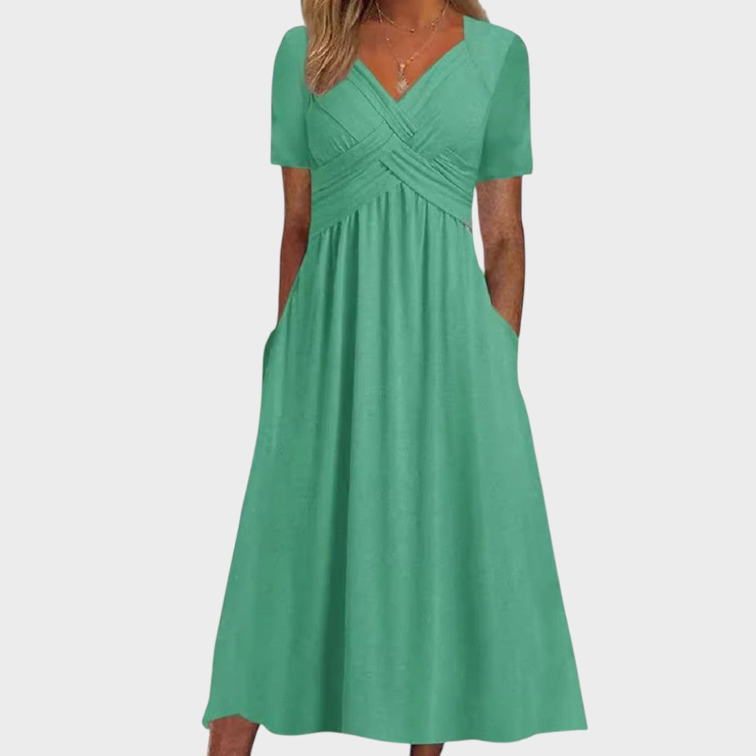 Eva | Vestido Informal De Media Pierna - OSMARA Fashion - vista 4