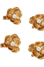Clip de Pelo con Flor de Perlas Estilo Cortesano Vintage