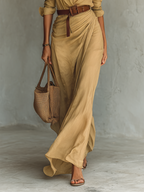 Victorie | Robe longue fluide élégante qui sublime la silhouette