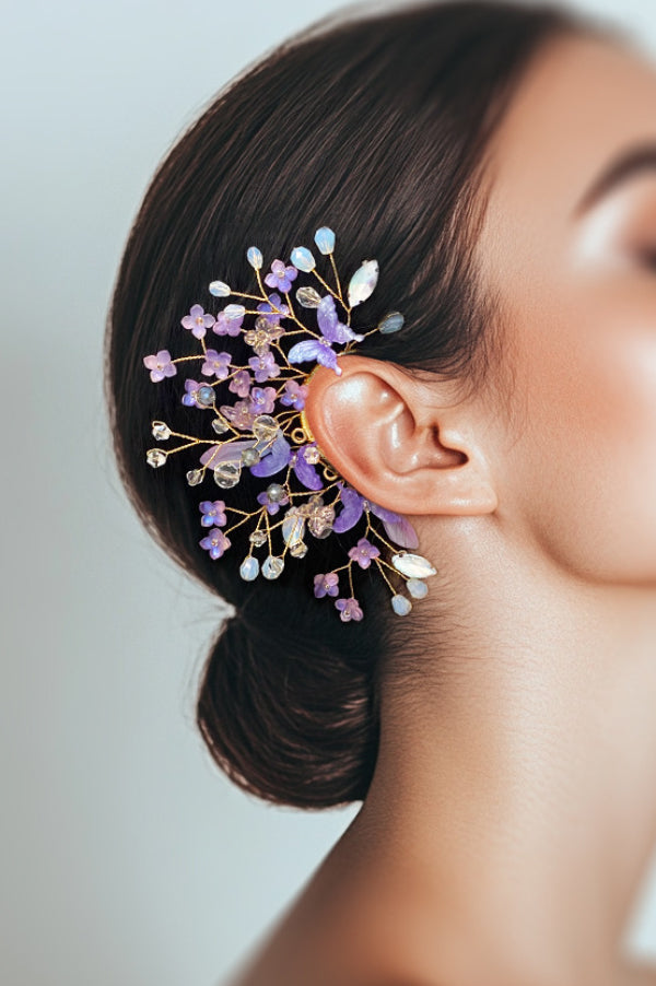 Pendientes de Hada con Cuentas y Ramas