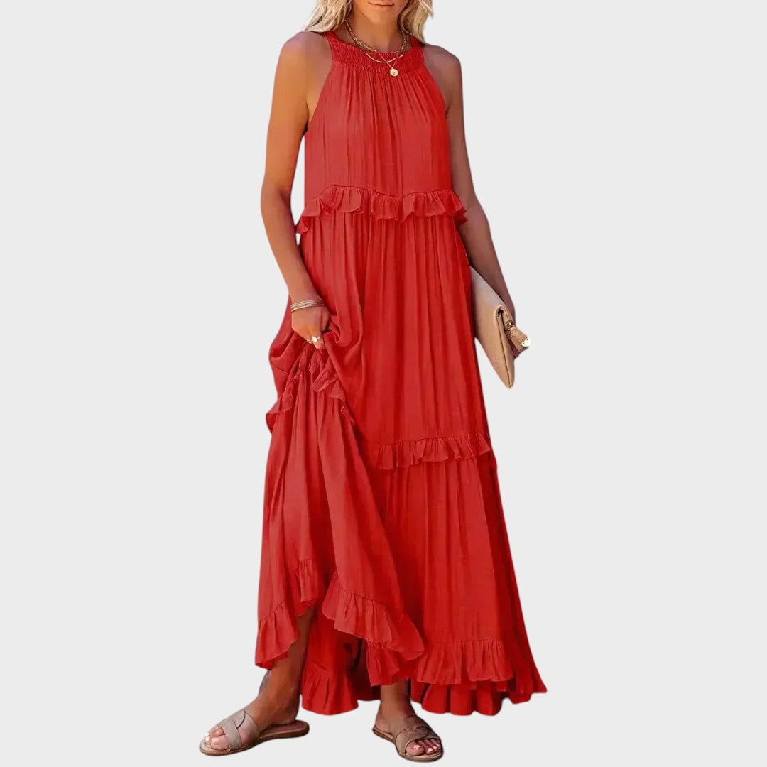 Landry | Ruffle Trim Sleeveless Dress