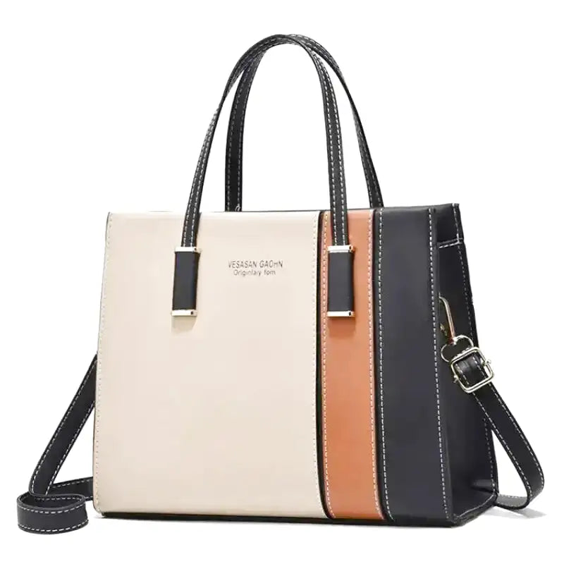 DÉMÉTER - Bolso Grande con Bandolera de Cuero