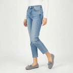 Kaly - Mocasines Mujer De Ante Con Lazo Confort Ligero