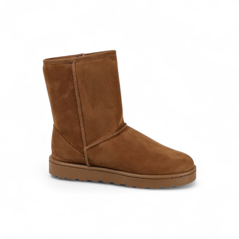 Evy - Botas Forradas Suaves y Confortables Media Caña para Mujer