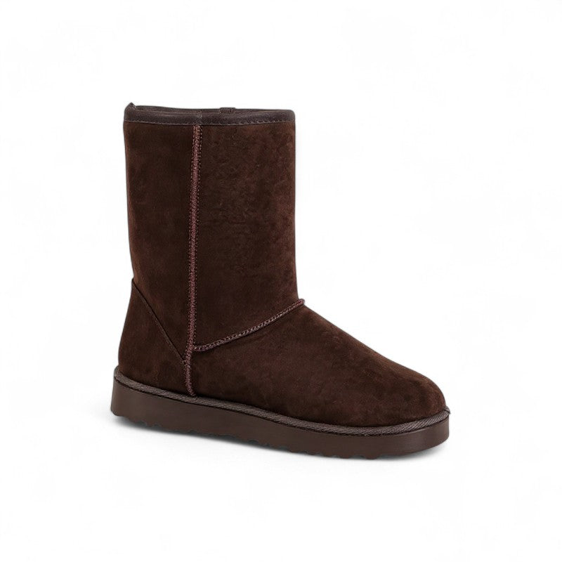 Evy - Botas Forradas Suaves y Confortables Media Caña para Mujer