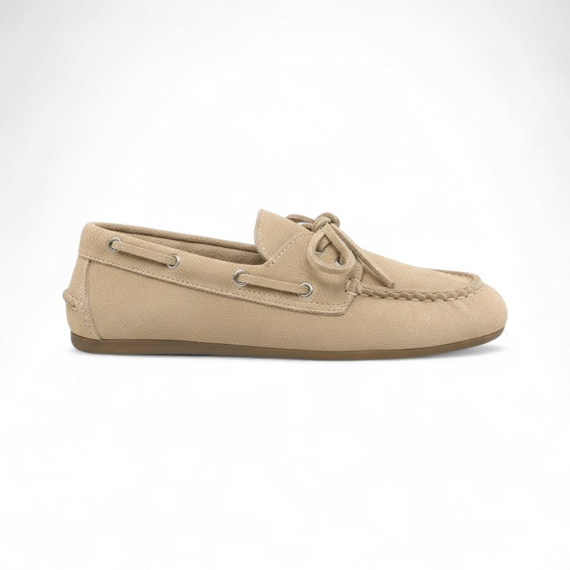 Avy - Mocasín Mujer Plano Estilo Náutico Con Cordones Clásicos Flexible