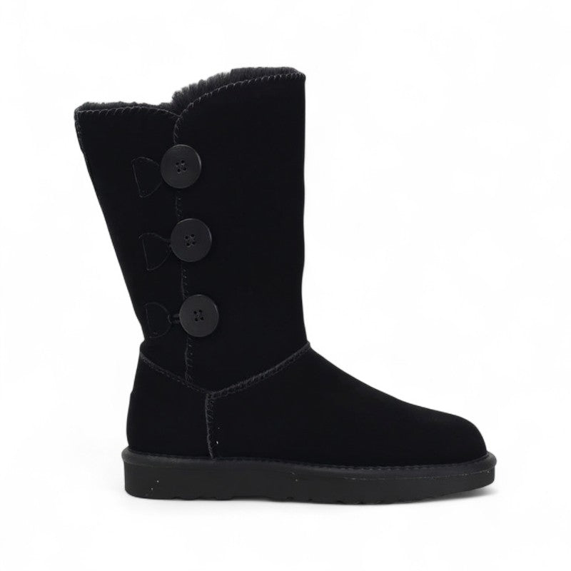 Juliana - Botas Forradas Media- Altas Mujer de Piel Auténtico