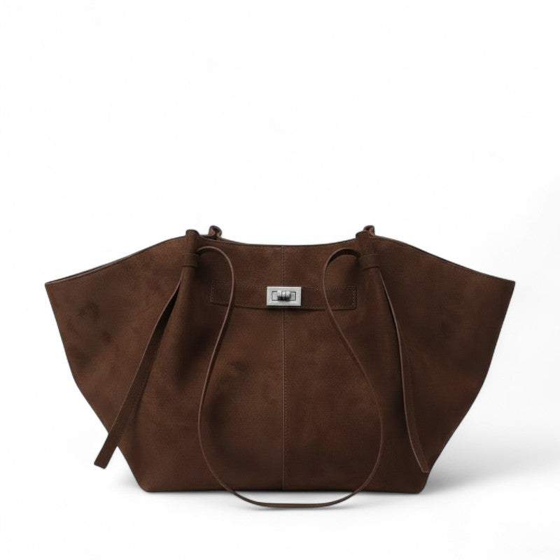 ARYS – Bolso de Mano de Ante Elegante Gran Capacidad - OSMARA Fashion