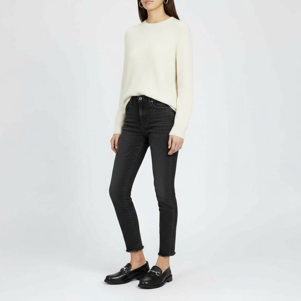 Dona - Mocasín Mujer Mate Tacón Bajo con Detalle Metálico