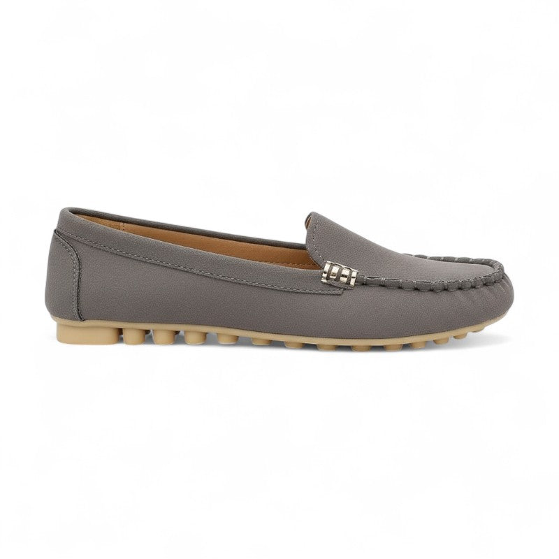 Iris - Mocasines Mujer Flexible Antideslizante Y Detalles Hebilla Chic