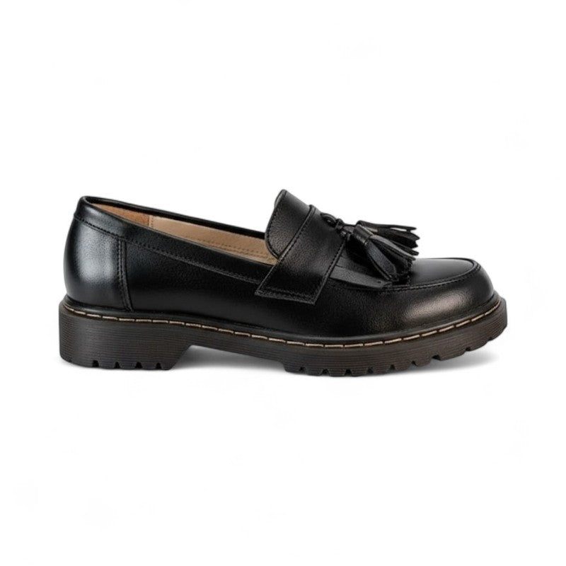 Ouva - Mocasín Mujer de Flecos Chic de Cuña