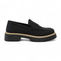 Savyne - Mocasín Mujer de Ante Elegante con Acabado Bicolor