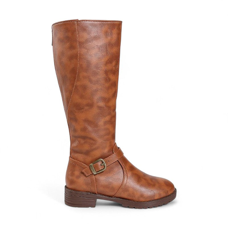 Spirit - Botas de Montar Negras Mujer de Hebilla Metálico