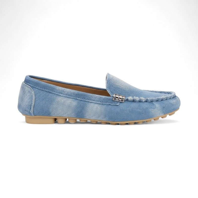 Iris - Mocasines Mujer Flexible Antideslizante Y Detalles Hebilla Chic
