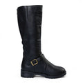 Spirit - Botas de Montar Negras Mujer de Hebilla Metálico