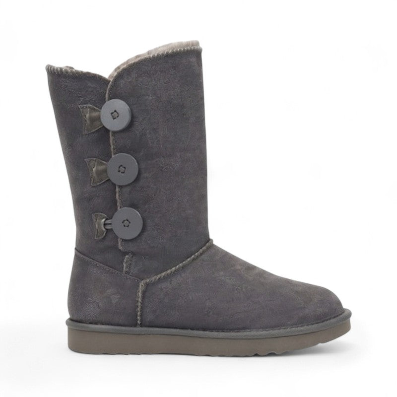 Juliana - Botas Forradas Media- Altas Mujer de Piel Auténtico