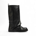 Avyra - Bota Slouch Alta Mujer de Piel
